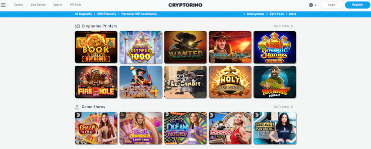 Erleben Sie das Beste im Cryptorino Casino Ihre Anlaufstelle für Krypto-Gaming